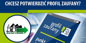 Chcesz potwierdzić Profil Zaufany? Potwierdzenia Profilu Zaufanego dokonać można w Powiatowym Urzędzie Pracy w Malborku pełniącym funkcję punktu potwierdzającego.