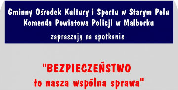 Porozmawiajmy o bezpieczeństwie