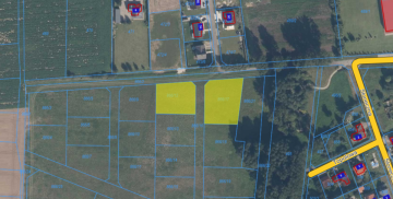 Mapa z naniesionymi lokalizacjami nieruchomości do sprzedaży