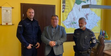 Spotkanie Wójta Gminy z policjantami