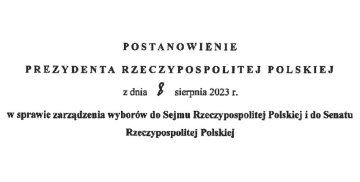 Postanowienie Prezydenta RP