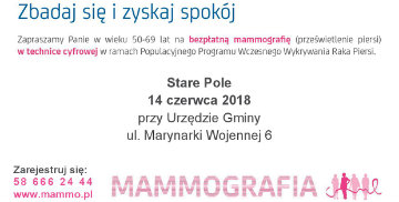 Bezpłatna mammografia