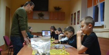 Zajęcia szachowe w GOKiS