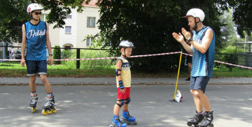 Krasnołęka na rolkach