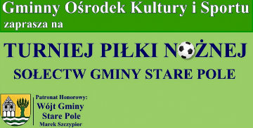 Plakat - Turniej piłki nożnej sołectw